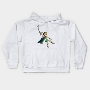 Marcy from amphibia hanging around Kids Hoodie